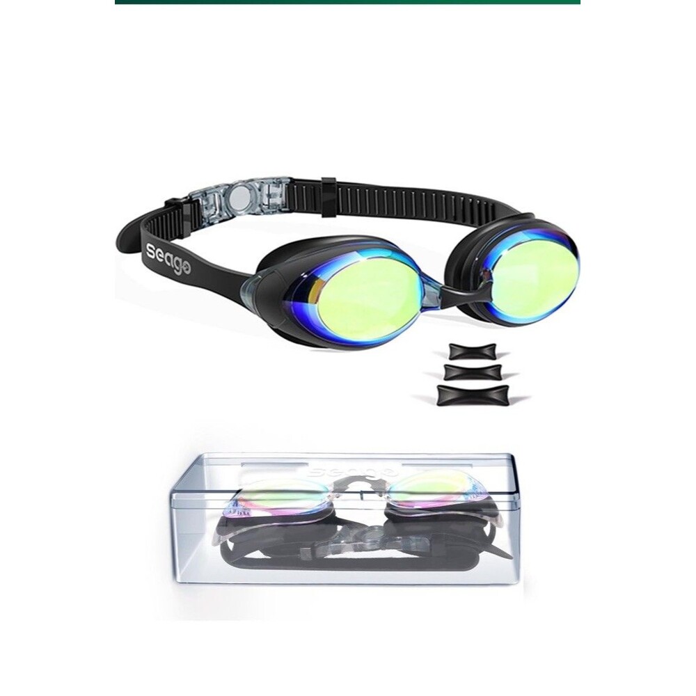 Swim Goggles No Leaking Anti-Fog Pool Goggles Swimming Goggles Nearsighted-4. 5